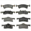 Fits For Ford 03-06 EXPEDITION LINCOLN NAVIGATOR (2) Sets F & R Brake Pads