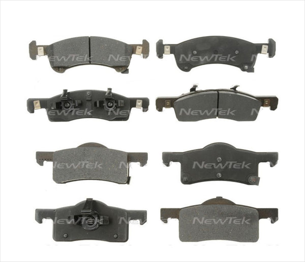 Fits For Ford 03-06 EXPEDITION LINCOLN NAVIGATOR (2) Sets F & R Brake Pads