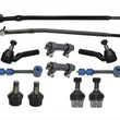 For 86-94 Ford F250 4 Wheel Drive 3850LB Frt Axle Drag Links Ball Joints 12Pc