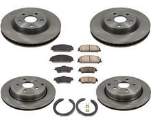 08-09 Pontiac G8 3.6L V6 Front & Rear Disc Brake Rotors & Brake Ceramic Pads 7pc