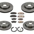 08-09 Pontiac G8 3.6L V6 Front & Rear Disc Brake Rotors & Brake Ceramic Pads 7pc