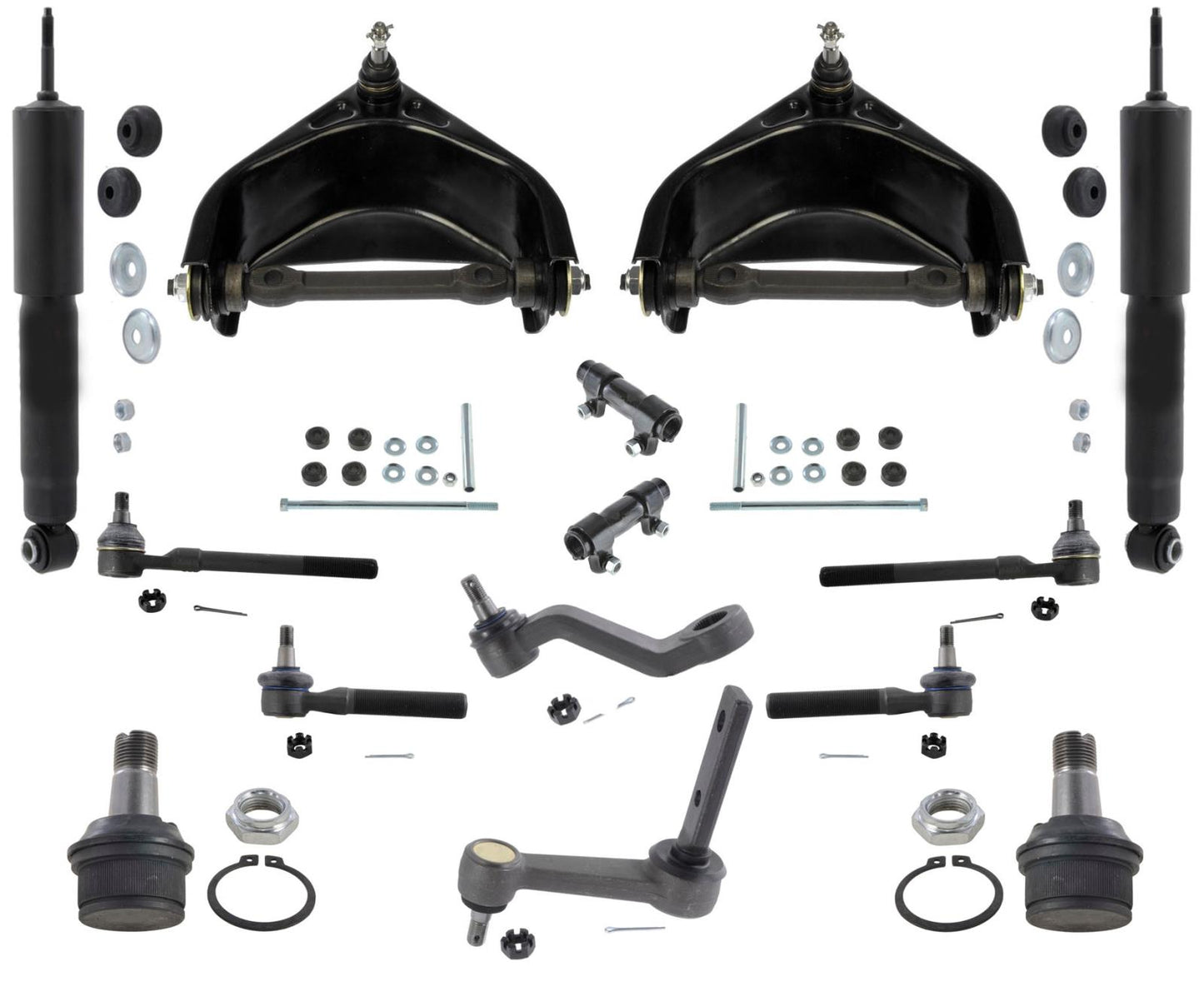 Control Arms & Chassis Kit for Dodge Ram 1500 1994-1999 Rear Wheel Drive 16pc