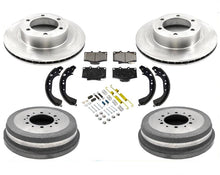 Rotors Pads Shoes for Toyota 4Runner 3.4L 97-01 16 Rim w Larger 319MM