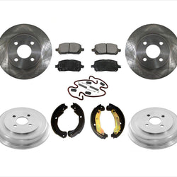 Fits For 2005-2008 4 Bolt / Lug Cobalt 2.2L Brake Rotors Drums & Shoes & Springs