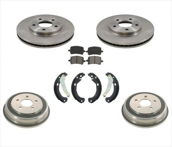 Fits For 06-08 HHR With Front Disc Rotors & Drums W Ceramic Pads Organic Shoes