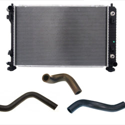 Radiator with Upper & Lower Bypass Hoses for 06-09 GM Equinox 3.4L Engine Only