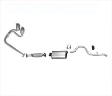 2003 Wrangler 4.0LY Tubería y 2 convertidores catalíticos + convertidor + escape