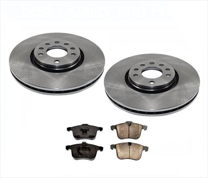 Front Brake Rotors & Brake Pads for Saab 9-3 Aero Only With 314MM Diameter 06-11