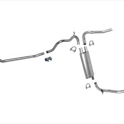 Dual Outlet Muffler Exhaust Pipe System for Chevrolet Camaro 2.8L 3.1L 1985-1992