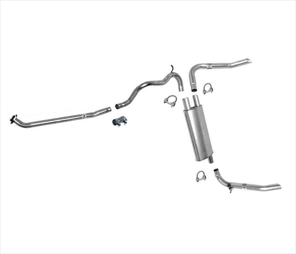 Dual Outlet Muffler Exhaust Pipe System for Chevrolet Camaro 2.8L 3.1L 1985-1992