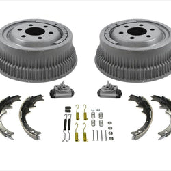 Para 91-98 Dakota, tambores y zapatas de freno trasero de 10 pulgadas de tamaño más grande, tamaño de tambor Ck, 6 piezas