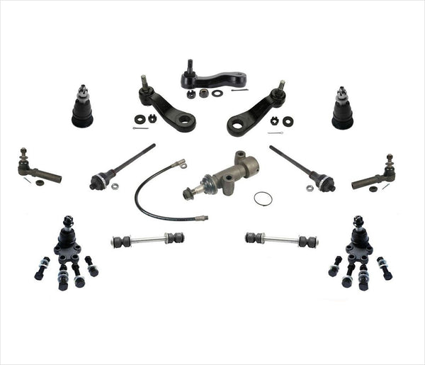 Ball Joint Tie Rods Idler Arm Pitman For GM Rear Wheel Drive 2000 Silverado 2500