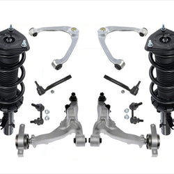 Front Struts & Upper & Lower Control Arms 10pc for 07-08 Infiniti G35X 4Door AWD