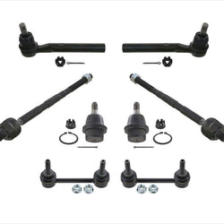 For 2006 Hummer H3 W/ 14MM Tie Rods Ball Joints Tie Rods Sway Bar Links 8pc