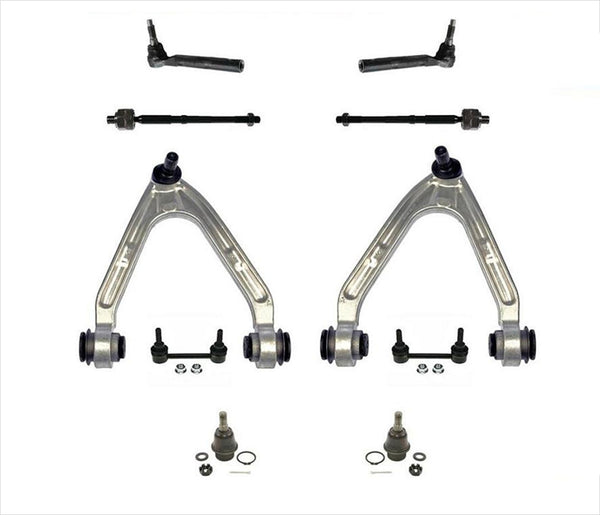 For 2006 Hummer H3 With 14MM Tie Rod Ends Upper Arms Low Ball Joints Sway 10Pc