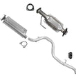 for Jeep Wrangler 2001-2002 Middle Catalytic Converter Muffler & Tail Pipe