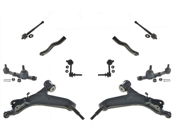 Lower Control Arms Tie Rods Ball Joints & Links For GS350 GS460 Rear Wheel Drive