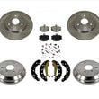 05-15 Smart Car Smart Fortwo Brake Rotors & Drums Brake Pads Shoes Hardware Kit