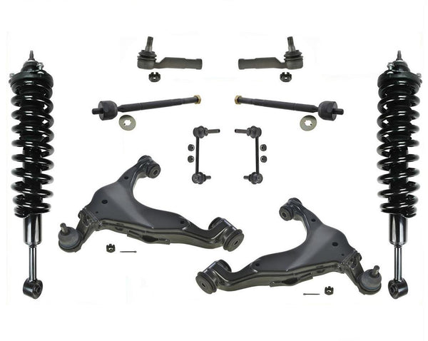 Brazos de control inferiores de puntales delanteros y kit de 6 piezas para Tacoma 4WD y Pre-Runner 05-15