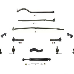 Se adapta a Ram 2500 00-02 con eje de 4500LB, varillas de amarre con tracción en las 4 ruedas, eslabones de arrastre, rótulas