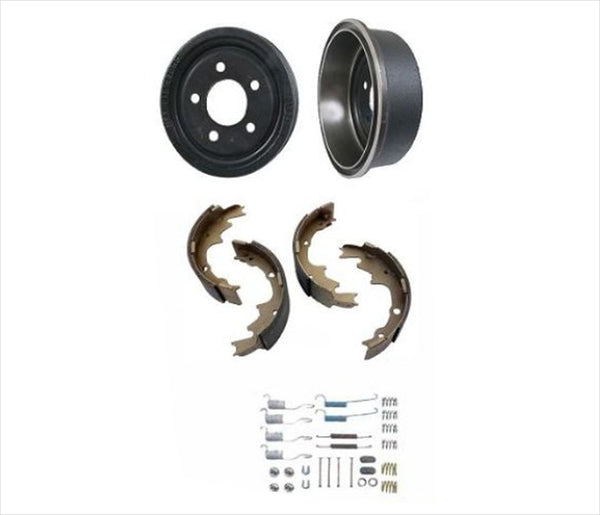 Se adapta a Ford 1992-1997 Ford Aerostar tambores de freno trasero zapatos resortes Kit de 4 piezas