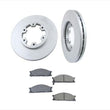Fits For 86-95 Nissan Pathfinder 4 Wheel Drive Front Brake Rotors & Ceramic Pads