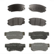 Front & Rear Brake Ceramic Pads Fits 2006-2009 HYUNDAI AZERA 2 Sets