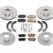 Front & Rear Rotors & Ceramic Brake Pads For Hyundai Sonata 3.3L V6 06-07