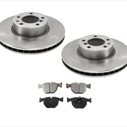 Front Brake Rotors & Ceramic Pads for 95-2001 BMW 740i 740iL