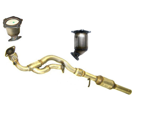 Manifold Converters and Rear Converter for Hyundai Santa Fe 3.5L 03-06