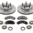 Front Rotors Brake Pads Bearings Seals for Ford Ranger 4 Wheel Drive 83-88