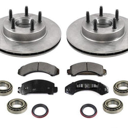 Front Rotors Brake Pads Bearings Seals for Ford Ranger 4 Wheel Drive 83-88