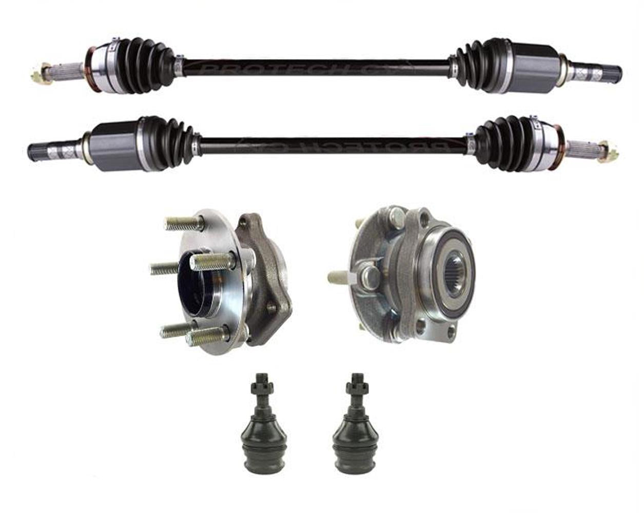 Ejes delanteros Rótulas Rodamientos de ruedas para Subaru Forester HASTA 14/01/14