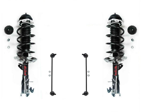 Conjunto de puntal de resorte delantero y enlaces de barra estabilizadora para Honda FIT 2009-2013
