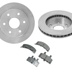Fits 92-99 Tahoe 4 Wheel Drive V8 Gas Engine Front Brake Rotors Ceramic Pads