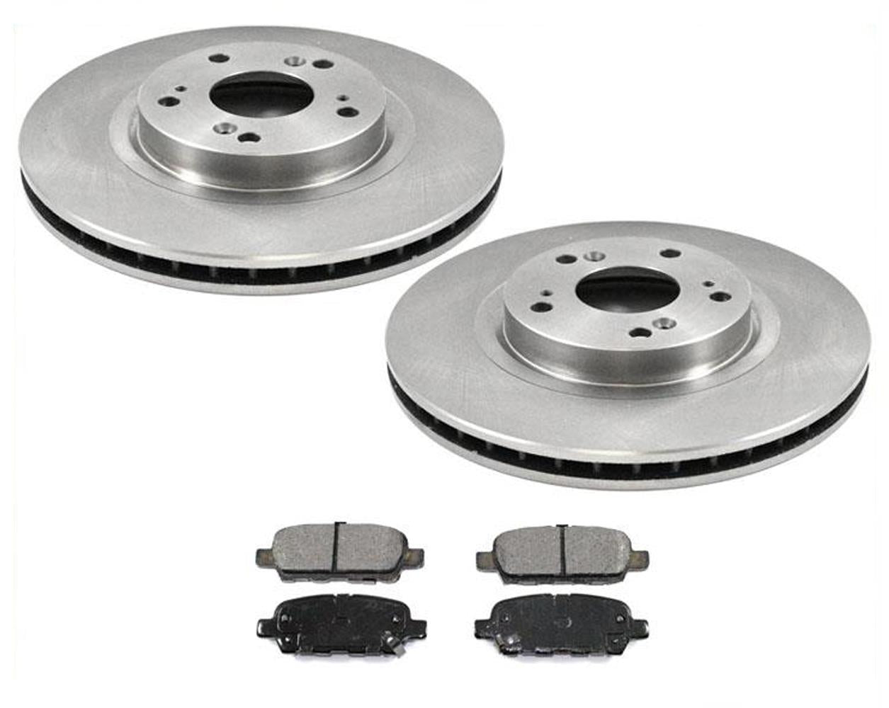 Rotores y pastillas de freno trasero para Nissan 350Z 03-05 SIN CALIBRADORES BREMBO