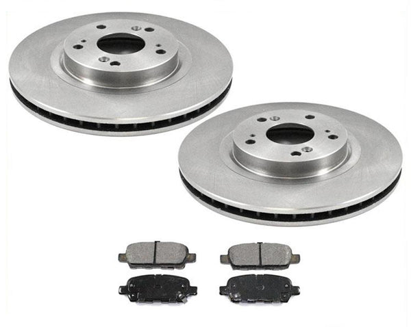 Rear Brake Rotors & Pads Fits For Nissan 350Z 03-05 W/O BREMBO CALIPERS