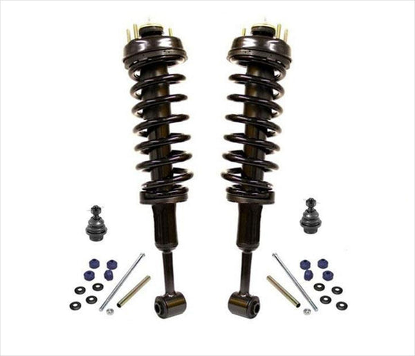 Fits 06-10 Explorer F Coil Spring Strut Mount Sway Bar Lower Ball Joints 6pc Kit