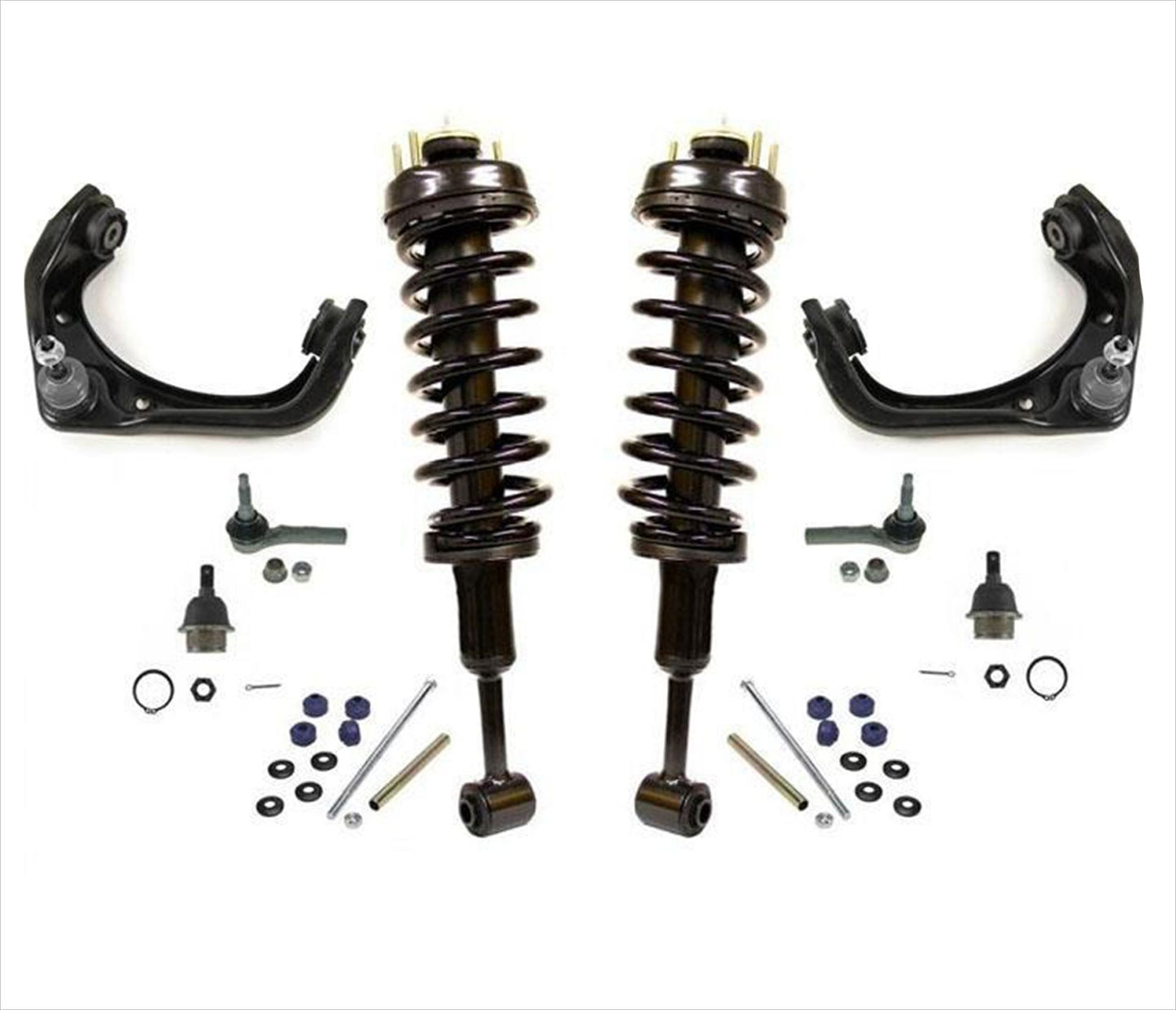Fits 06-10 Explorer F Coil Spring Strut Mount Sway Bar Tie Rod Control Arms 10pc