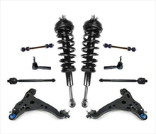 Fits 06-10 Explorer Frt Coil Spring Struts Control Arms Ball Joints Tie Rods 10P