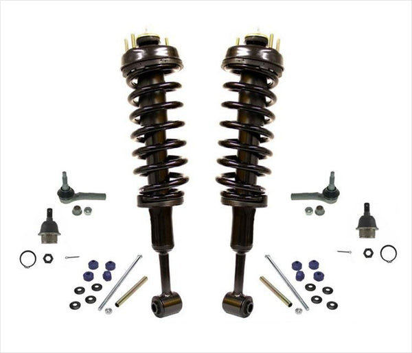 Fits For Ford 06-10 Explorer Frt Coil Spring Strut Mount Sway Bar Tie Rod 8Pc Kt