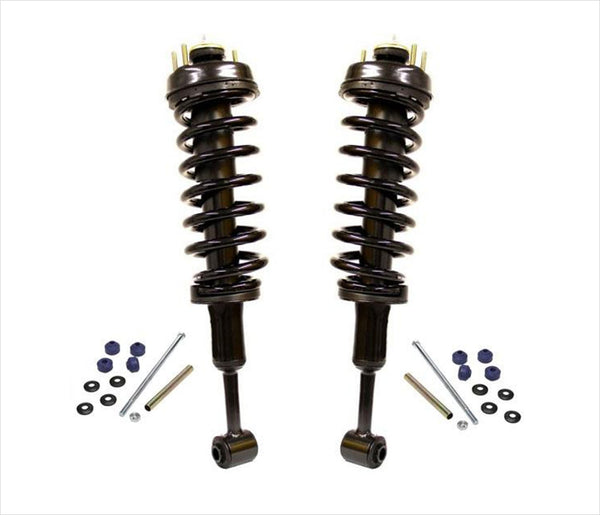 Se adapta a Ford 06-10 Explorer Frt, resorte helicoidal, montaje de puntal, enlaces de barra estabilizadora, Kit de 4 piezas