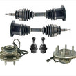 For 05-08 Ford F150 Four Wheel Drive 6Lug Hubs Bearings CV Shafts Ball Joints
