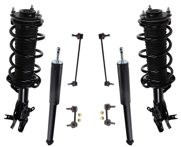 Front Struts Rear Shocks & Sway Bar Links Fits Honda Civic 12-2015 2 Door Coupe