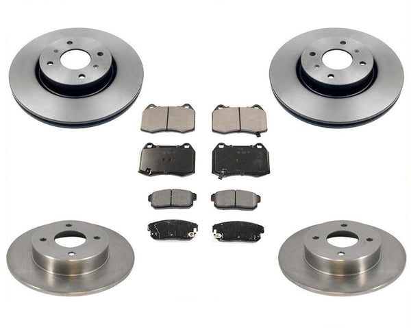 Rotors & Pads 4 Piston Caliper Brembo Fits For Nissan Sentra SE-R SpecV 04-06