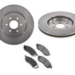 Front Brake Rotors & Ceramic Pads Fits For 2008-2012 Nissan Pathfinder 5.6L