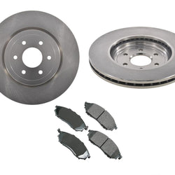 Front Brake Rotors & Ceramic Pads Fits For 2008-2012 Nissan Pathfinder 5.6L