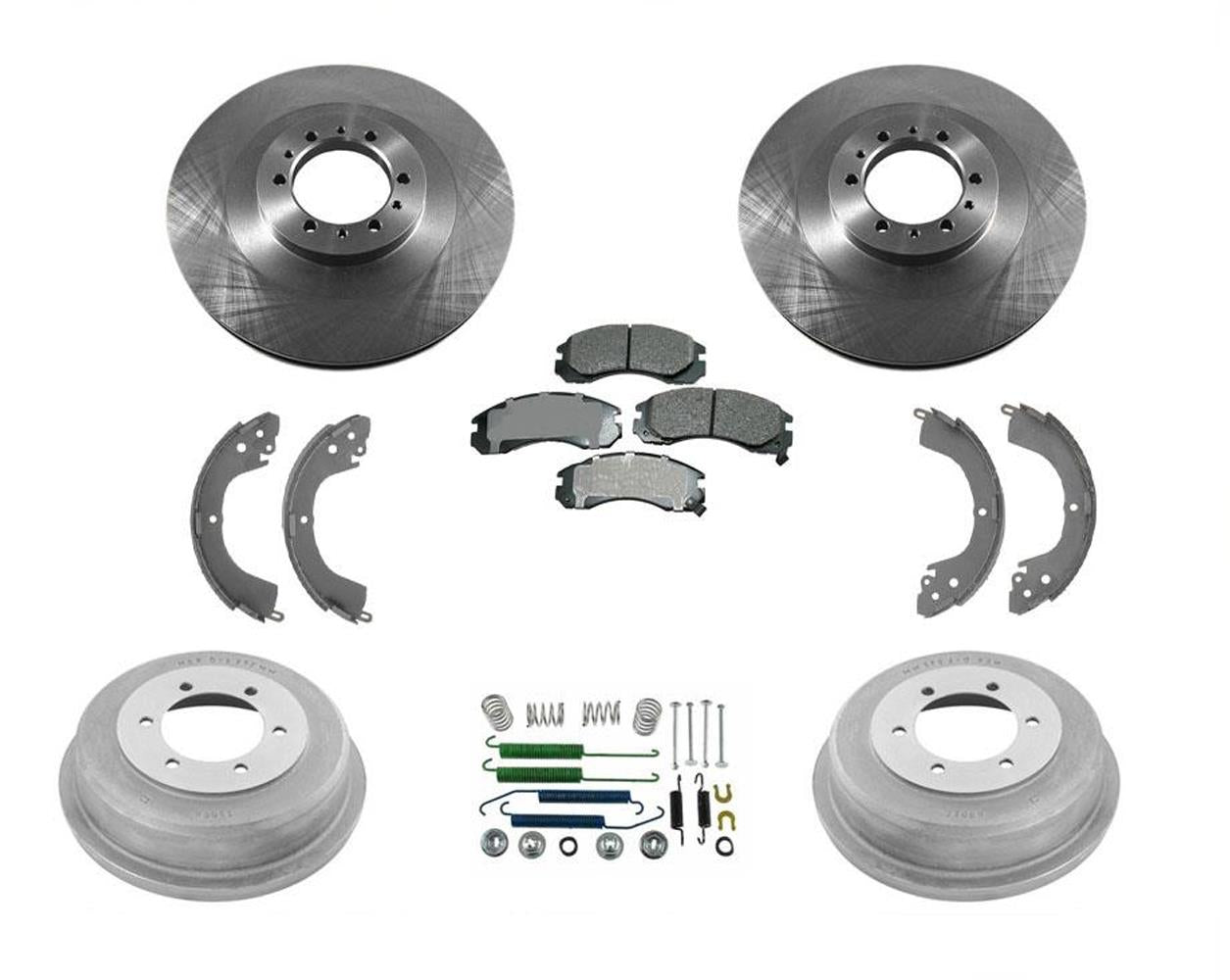 Se adapta a Mitsubishi Montero Sport 1997-2004 con llantas de 15 pulgadas y frenos de tambor traseros.
