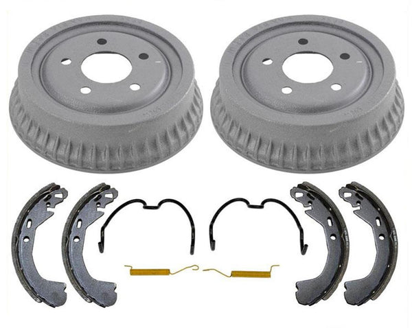 For 95-99 Monte Carlo 100% New Rear Brake Drums & New Shoes + Brake Springs 4pc