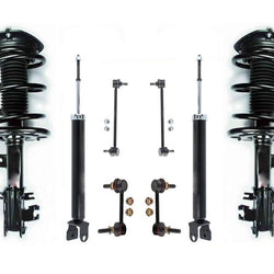 Front Coil Spring Strut Rear Shocks & Links 8Pcs Kit For 09-13 Maxima S SV Sedan